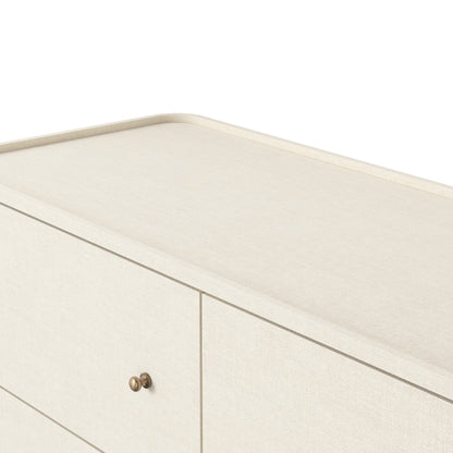 Paula Mahogany Linen Sideboard
