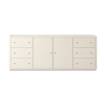 Paula Mahogany Linen Sideboard