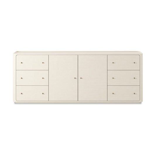 Paula Mahogany Linen Sideboard