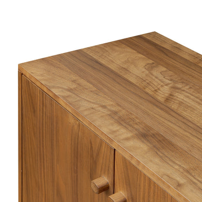 Arturo Four‑Door Walnut Storage Sideboard
