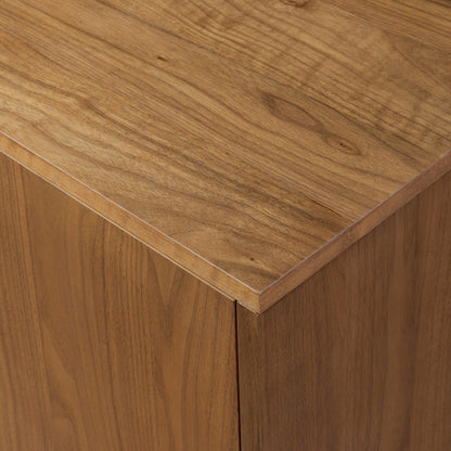 Arturo Four‑Door Walnut Storage Sideboard