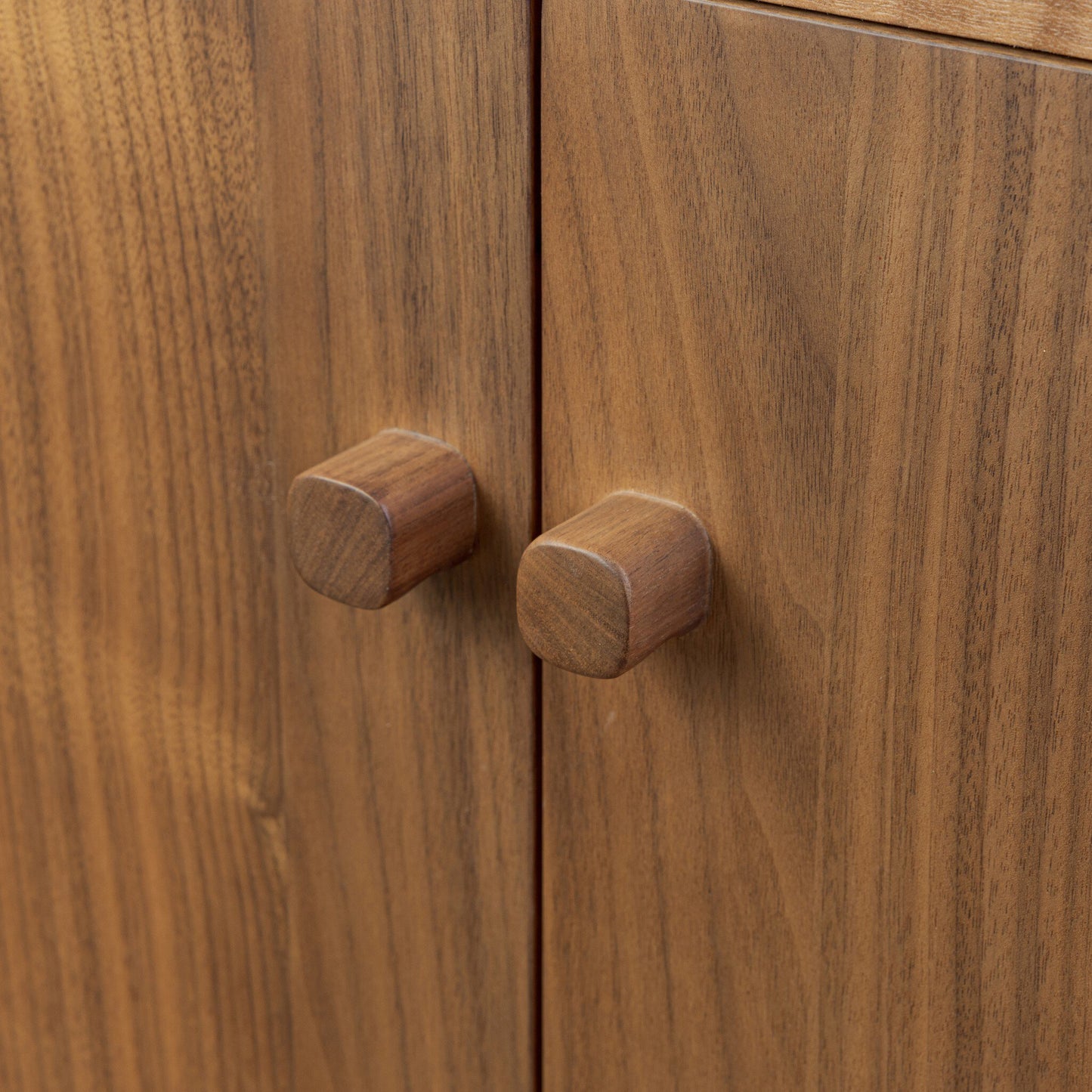 Arturo Four‑Door Walnut Storage Sideboard