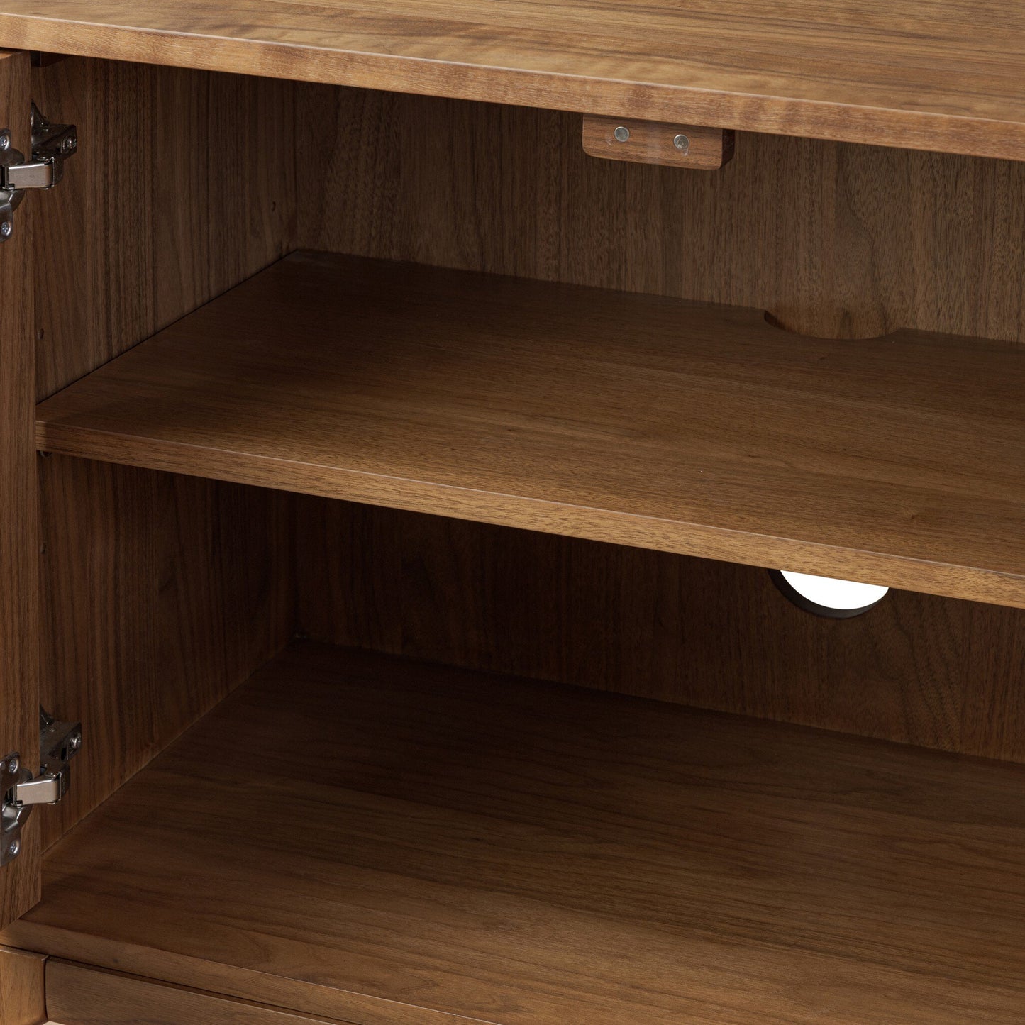 Arturo Four‑Door Walnut Storage Sideboard