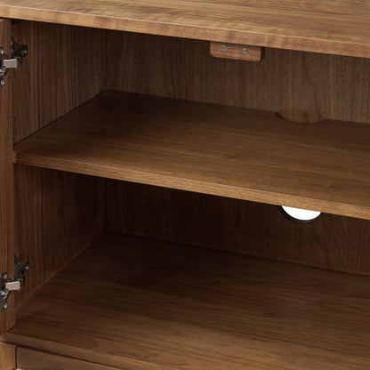 Arturo Four‑Door Walnut Storage Sideboard