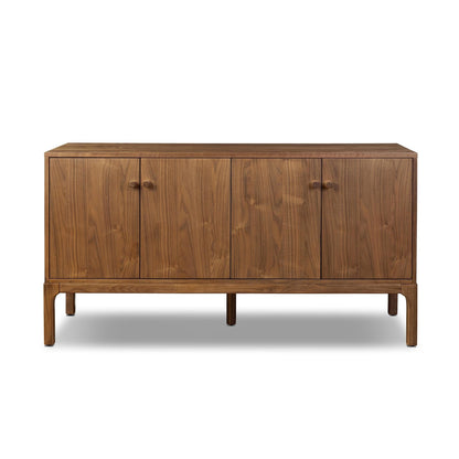 Arturo Four‑Door Walnut Storage Sideboard
