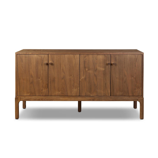 Arturo Four‑Door Walnut Storage Sideboard