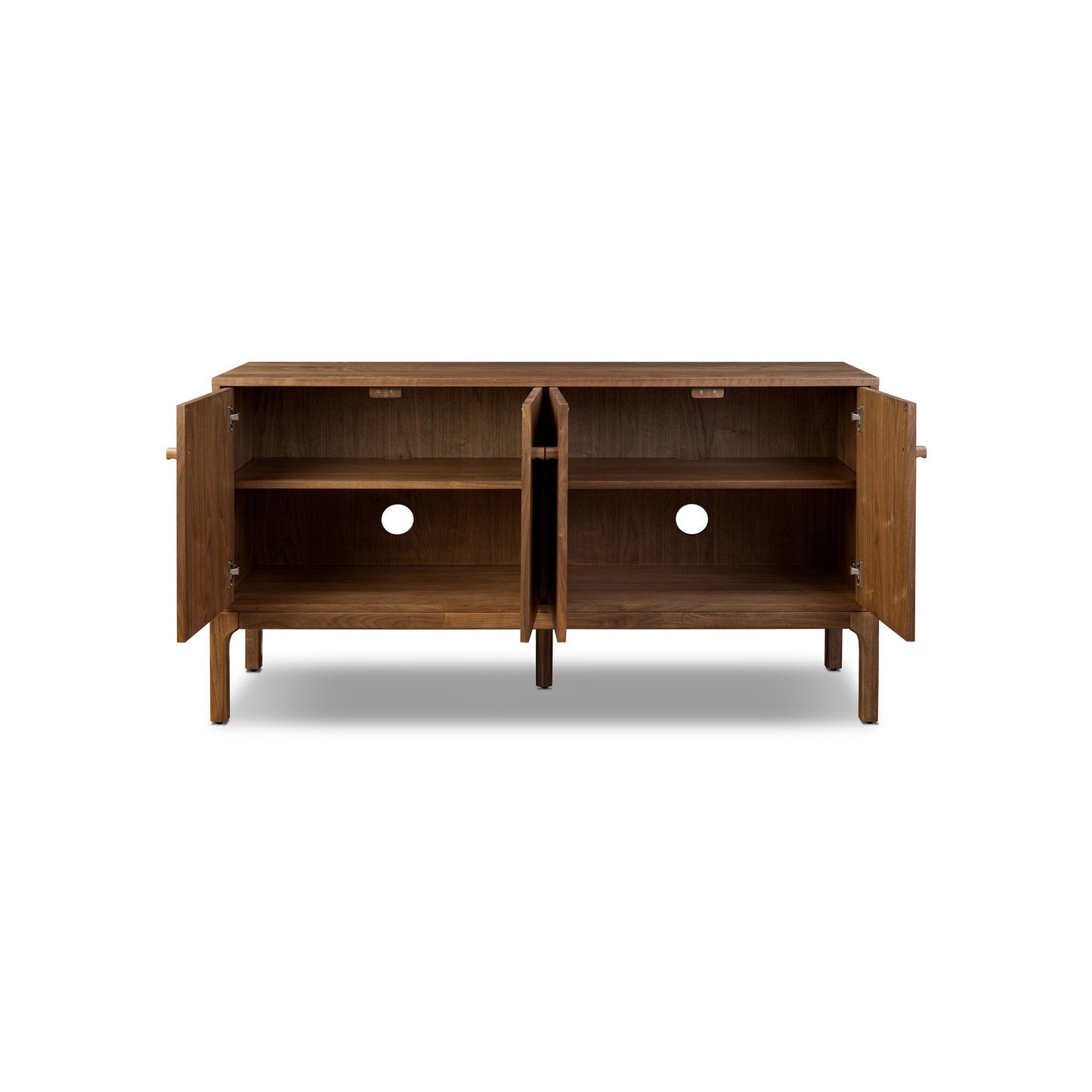 Arturo Four‑Door Walnut Storage Sideboard