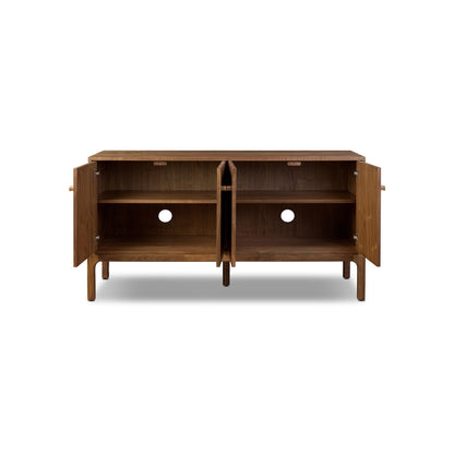 Arturo Four‑Door Walnut Storage Sideboard