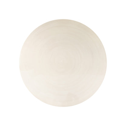 Faber Outdoor Dining Table Glossy Cream Concrete