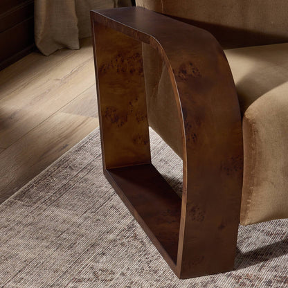 Montez Chair Surrey Ochre High‑Pile Velvet