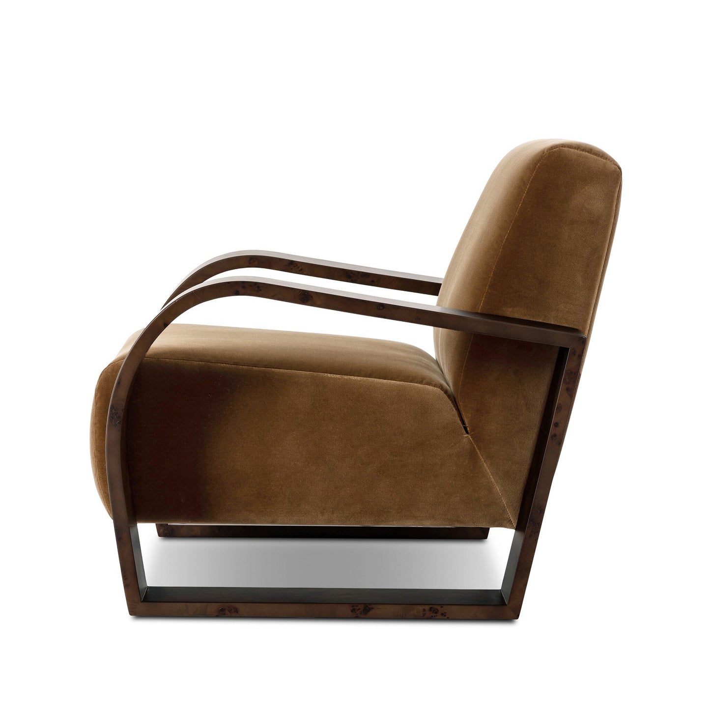 Montez Chair Surrey Ochre High‑Pile Velvet