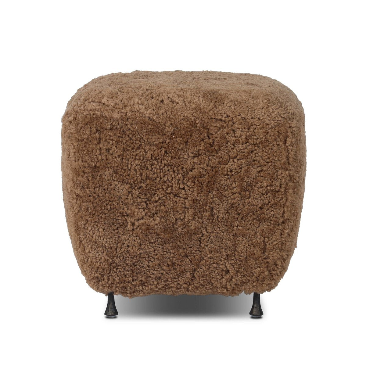 Joey Ottoman Amber Shearling