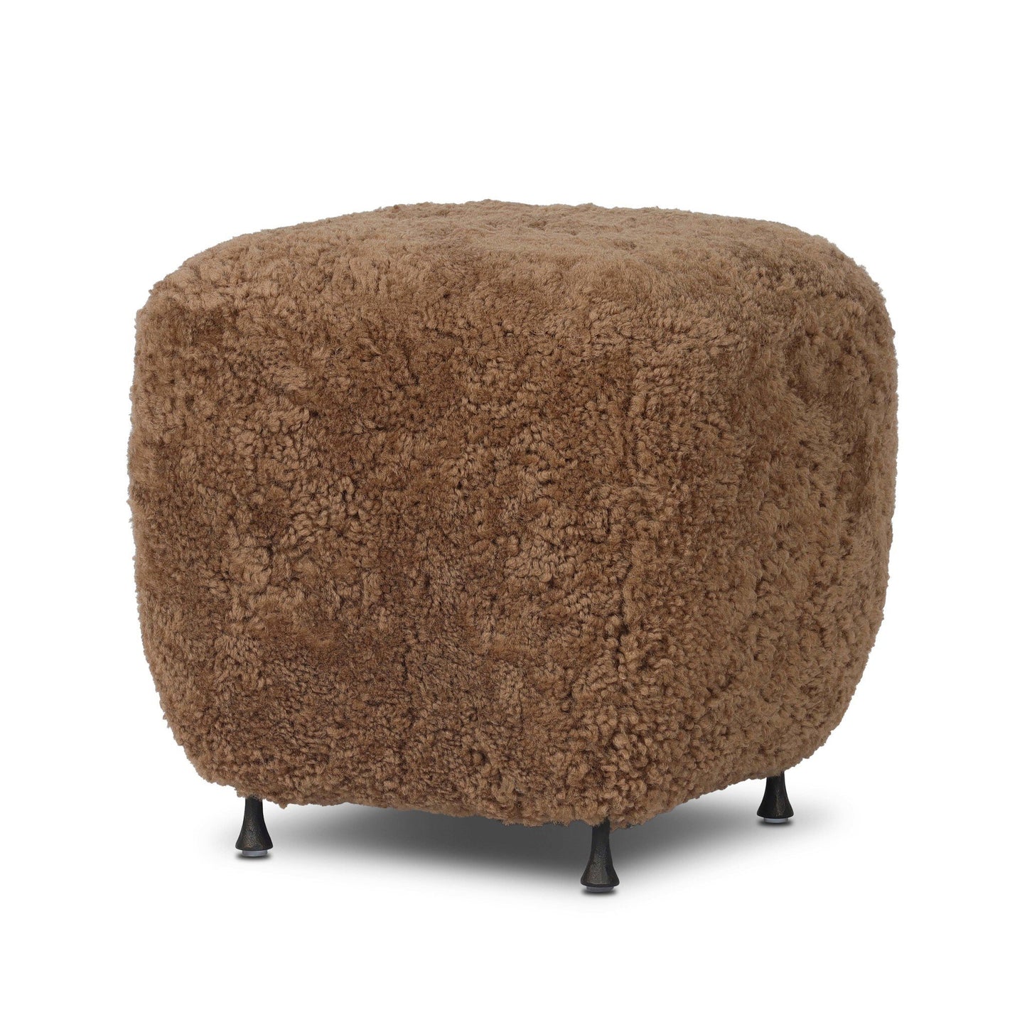 Joey Ottoman Amber Shearling