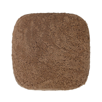 Joey Ottoman Amber Shearling