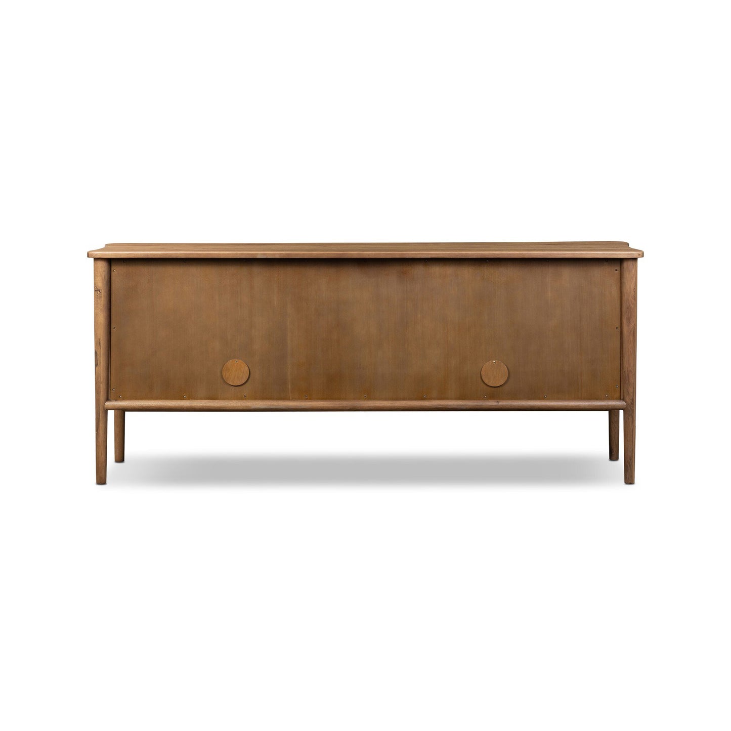 Weslin Three‑Drawer Drifted Oak Sideboard