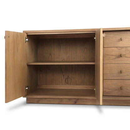 Daxon Wood Sideboard with Drawers and Doors
