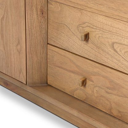 Daxon Wood Sideboard with Drawers and Doors