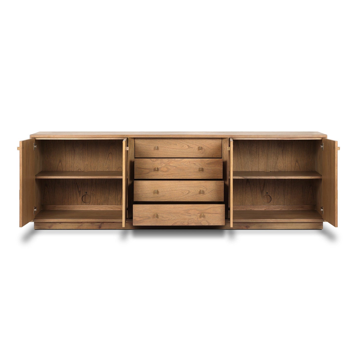 Daxon Wood Sideboard with Drawers and Doors