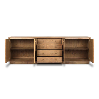 Daxon Wood Sideboard with Drawers and Doors