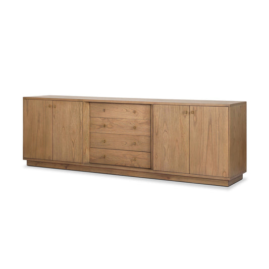 Daxon Wood Sideboard with Drawers and Doors