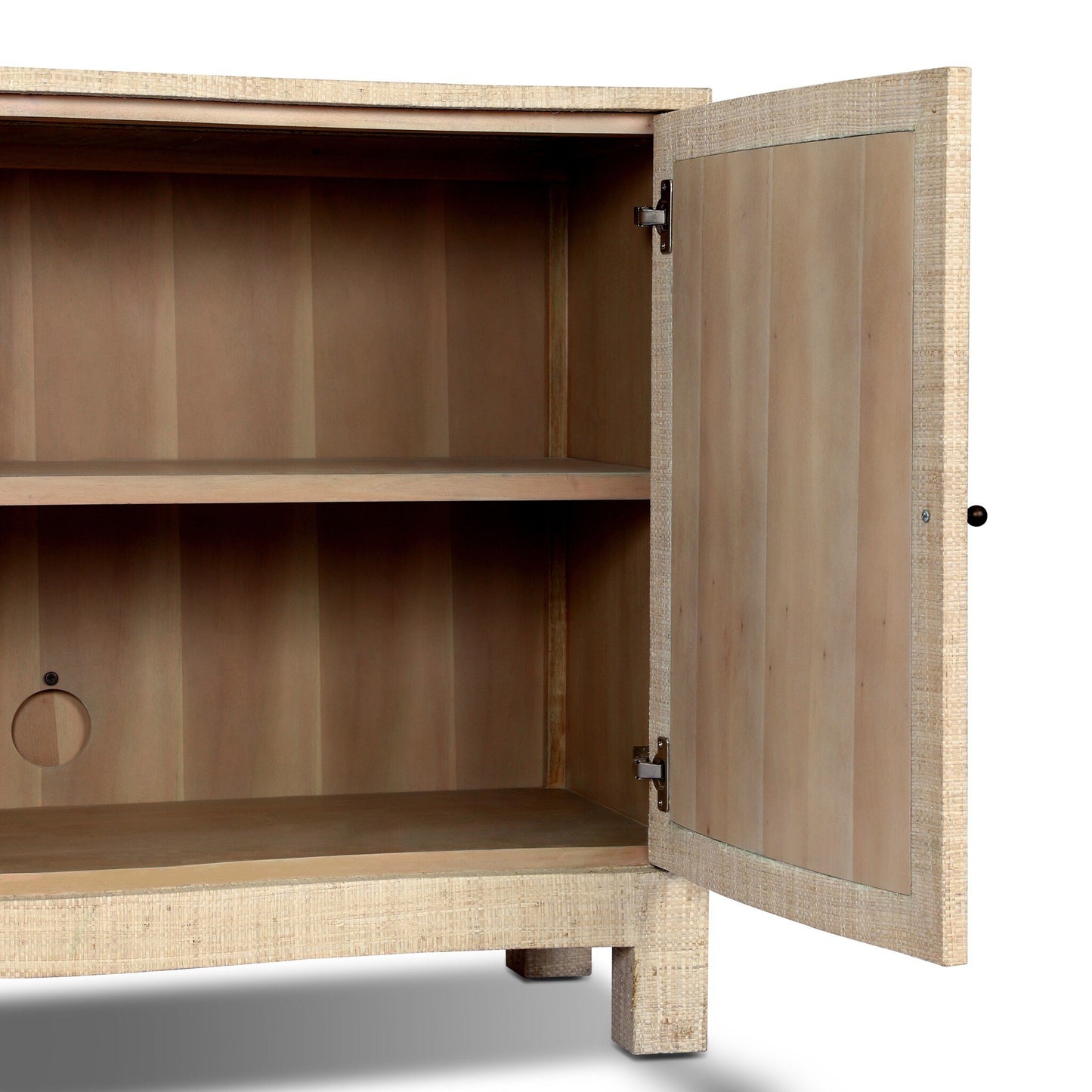 Hollis Parsons‑Leg Raffia Sideboard