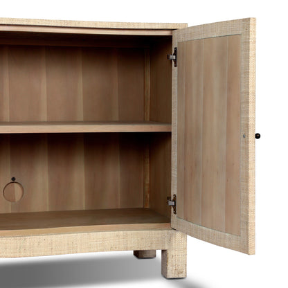 Hollis Parsons‑Leg Raffia Sideboard