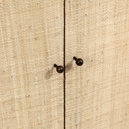 Hollis Parsons‑Leg Raffia Sideboard