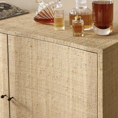 Hollis Parsons‑Leg Raffia Sideboard
