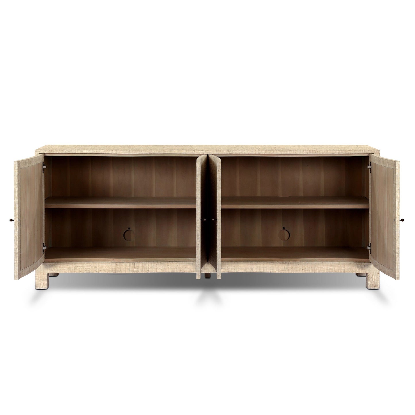 Hollis Parsons‑Leg Raffia Sideboard