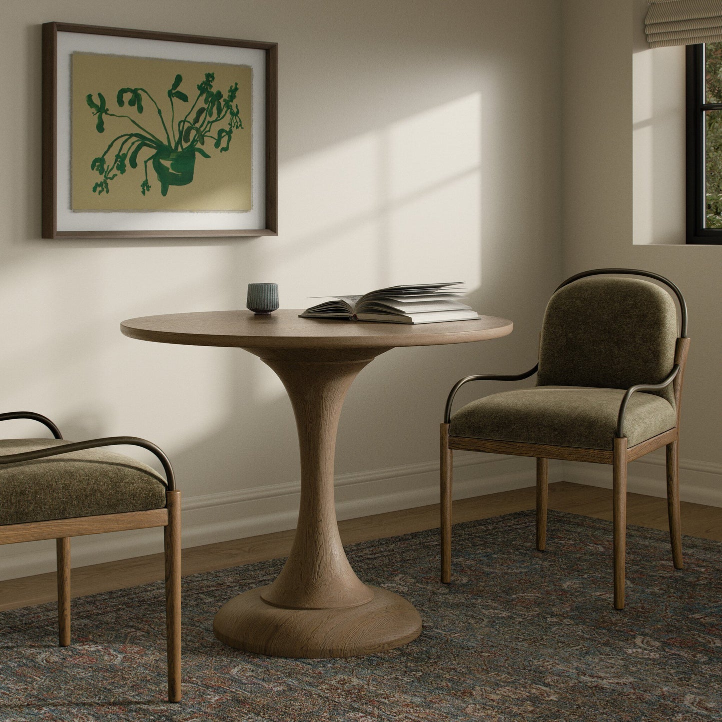 Eastman Bistro Table Light Weathered Oak