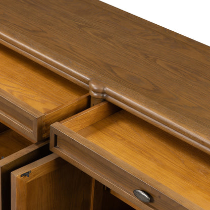 Toulouse Toasted Oak 6‑Door Sideboard