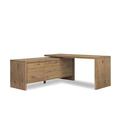 Noah Rotating Desk Smoked Oak