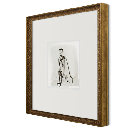 Study IV by Jess Engle Gilded Antique Gold