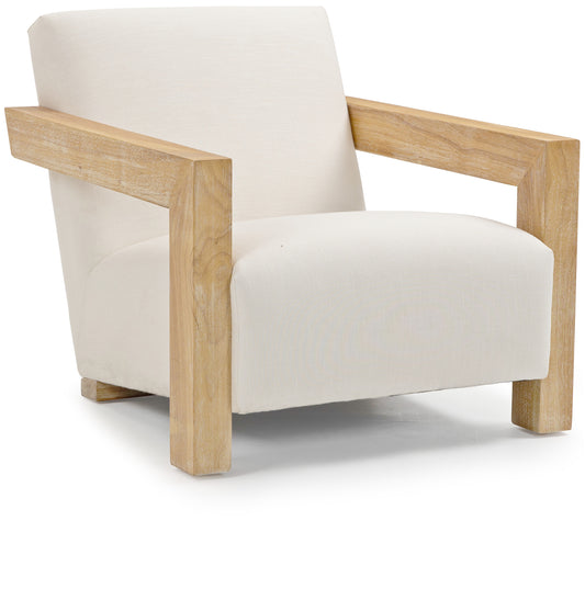 Ward Linen Textured Fabric Accent Chair – Modern Upholstered Seating with Subtle Woven Detail