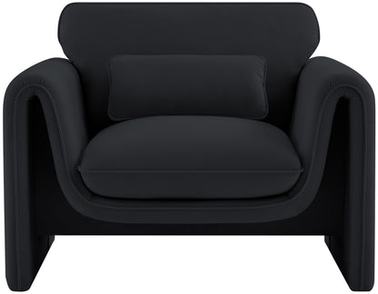 Sloan Velvet Upholstered Chair – Modern Accent Seating with Plush Tufted Design