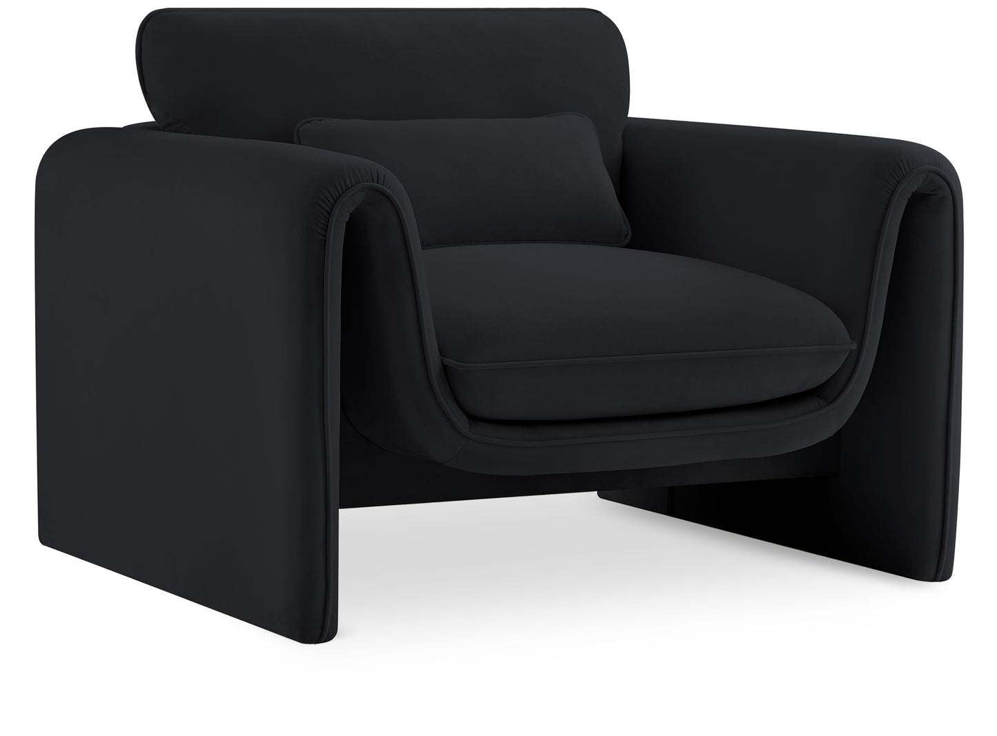 Sloan Velvet Upholstered Chair – Modern Accent Seating with Plush Tufted Design