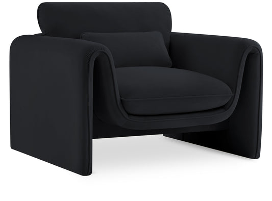 Sloan Velvet Upholstered Chair – Modern Accent Seating with Plush Tufted Design