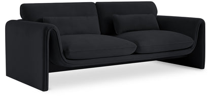 Sloan 86'' Velvet Upholstered Sofa – Elegant Plush Seating with Tufted Design
