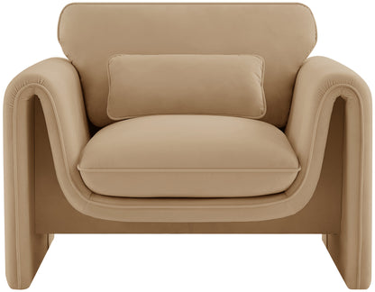 Sloan Velvet Upholstered Chair – Modern Accent Seating with Plush Tufted Design