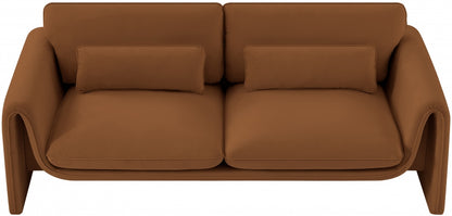 Sloan 86'' Velvet Upholstered Sofa – Elegant Plush Seating with Tufted Design