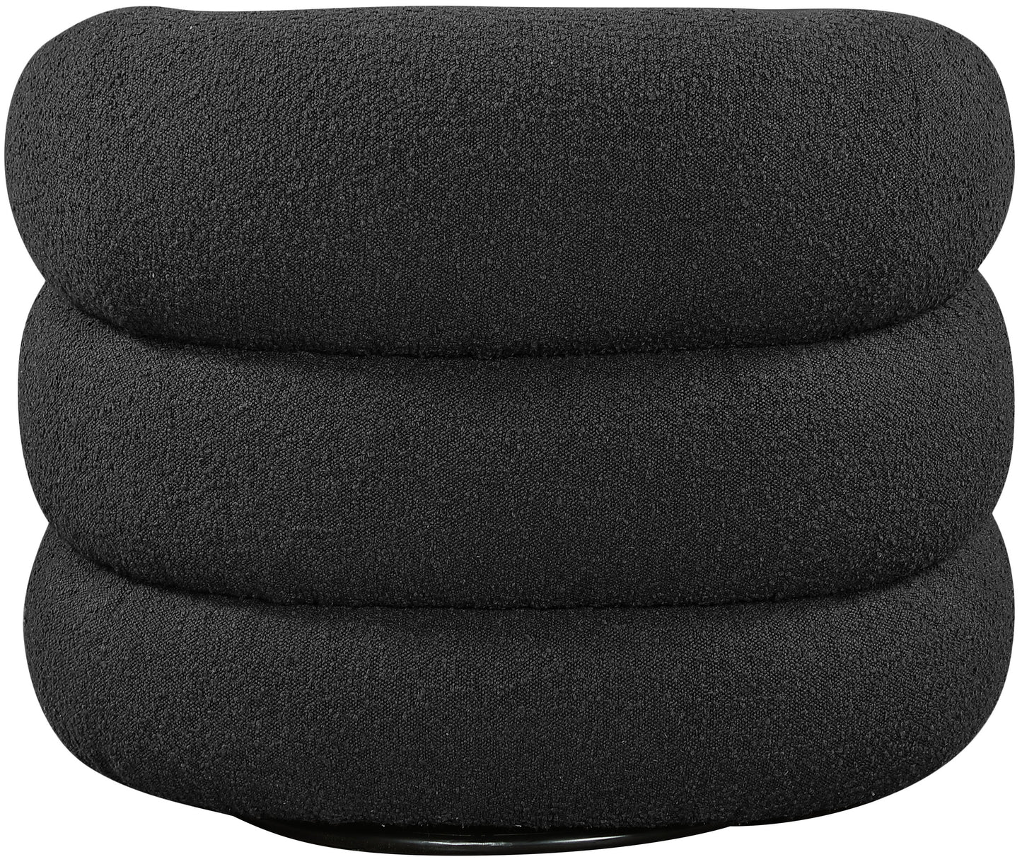 Roxbury Boucle Fabric Swivel Accent Chair – Stylish Upholstered Seating with 360° Rotation