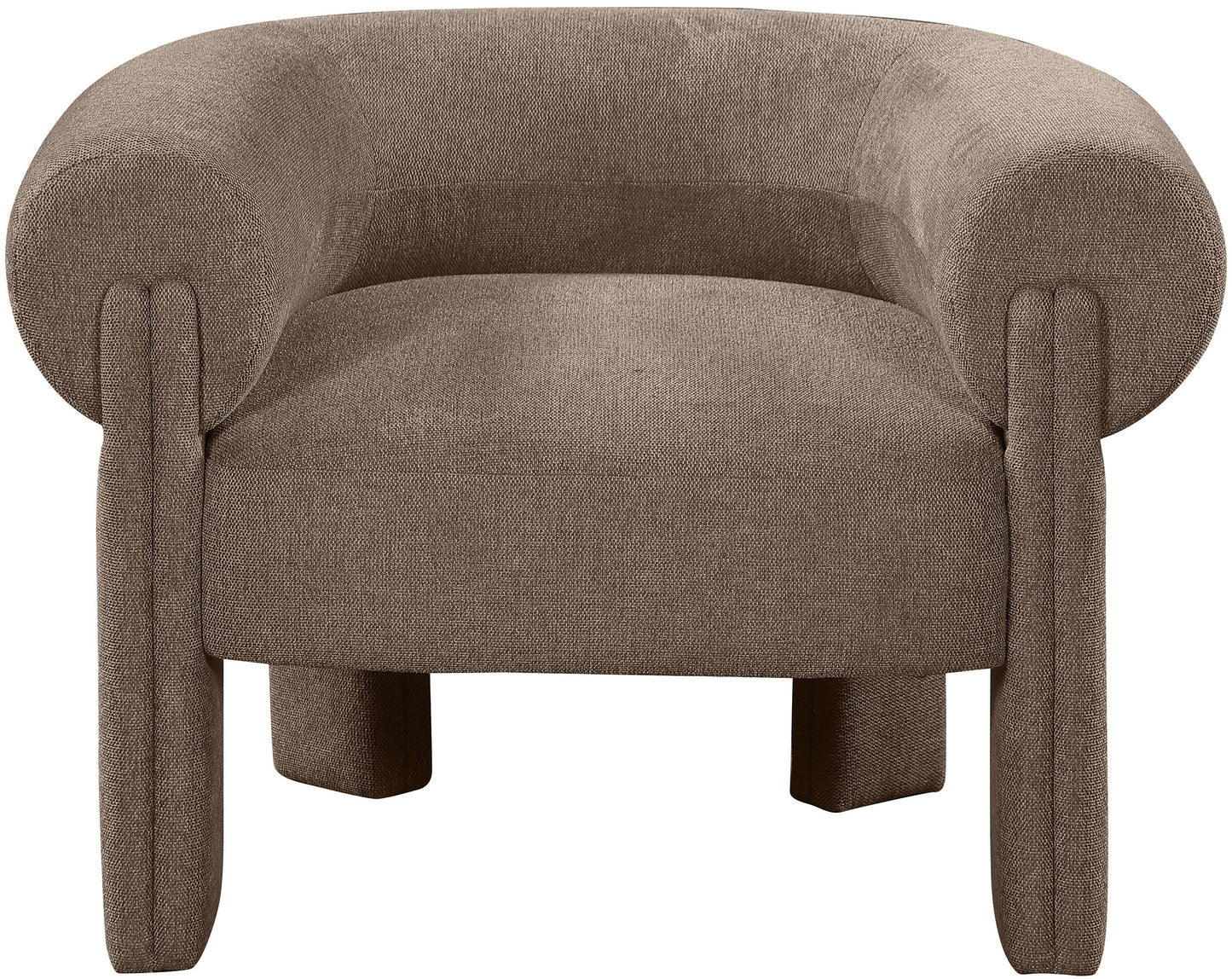 Stefano Fabric Upholstered Accent Chair – Modern Lounge Seating with Sleek Silhouette