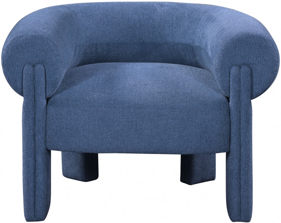 Stefano Fabric Upholstered Accent Chair – Modern Lounge Seating with Sleek Silhouette