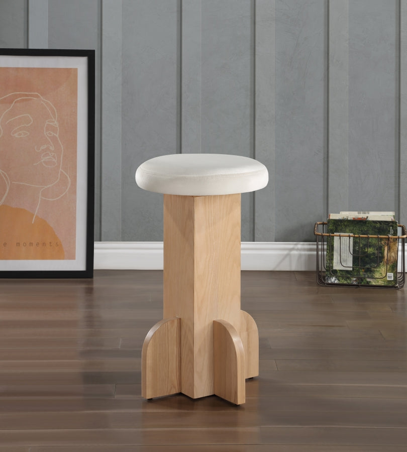 Wyatt Velvet Stool – Upholstered Bar or Counter Height Seating for Kitchen or Dining