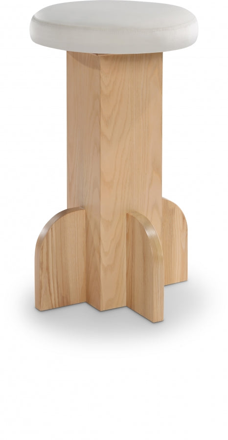 Wyatt Velvet Stool – Upholstered Bar or Counter Height Seating for Kitchen or Dining