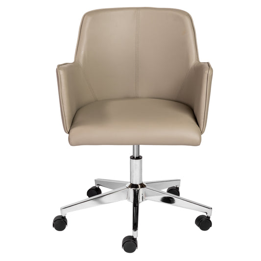 Sunny Pro Office Chair in Taupe with Chrome Base