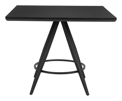 Tinos Dining Table Black – Sleek and Modern Black Dining Table for Dining Room or Kitchen Decor