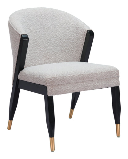 Pula Dining Chair - Misty Gray Modern and Comfortable Upholstered Chair for Stylish Dining Rooms
