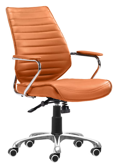 Enterprise Low Back Office Chair Orange - Stylish & Comfortable Office Chair with a Bold Orange Upholstery for a Modern Touch