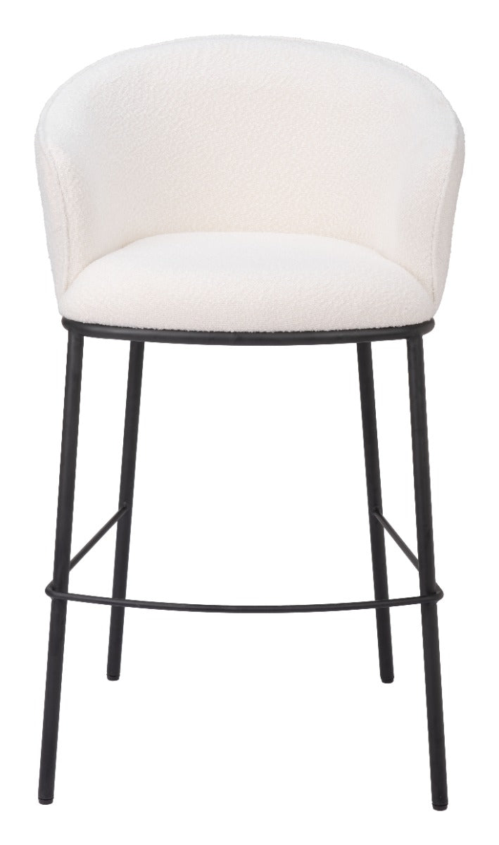 Essen Barstool - Ivory Sleek and Elegant Barstool for Modern Kitchens and Home Bars